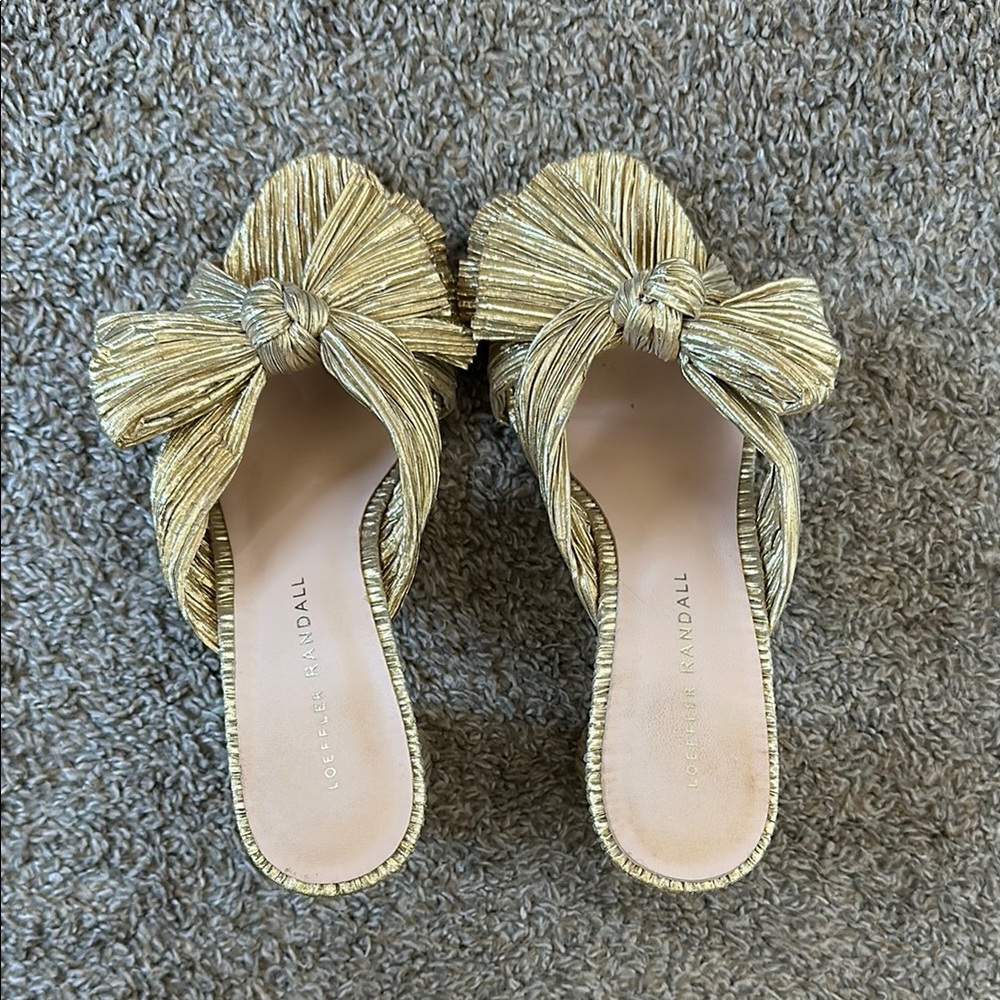 Loeffler Randall Gold Women's Shoes